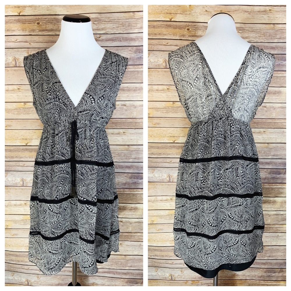 Guess by Marciano Kionna Deep V-Neck Silk Dress